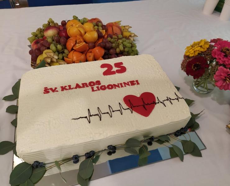  VšĮ Šv. Klaros palaikomojo gydymo ir slaugos ligoninei 25-eri metai