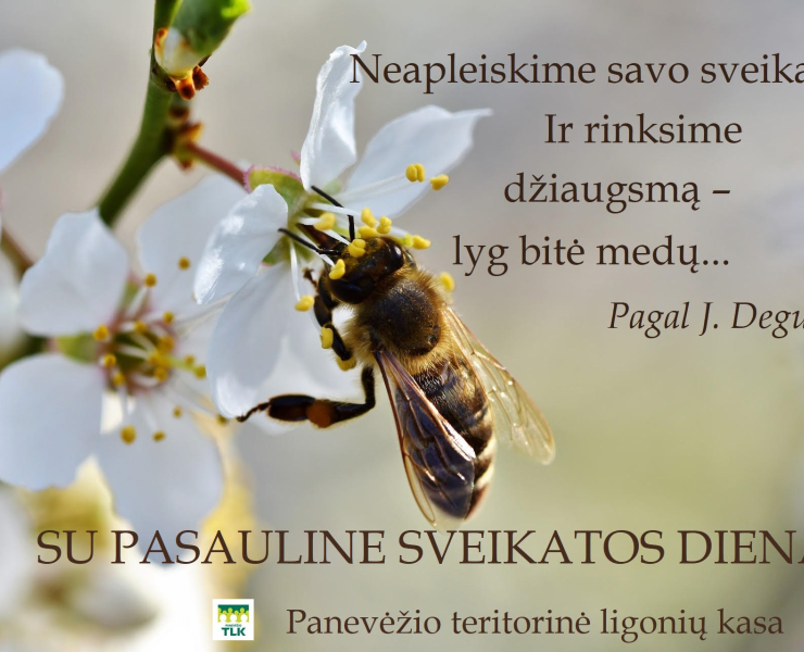 Sveikiname su Pasauline sveikatos diena