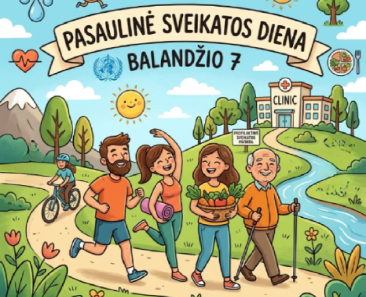 Balandžio 7-oji - Pasaulinė sveikatos diena